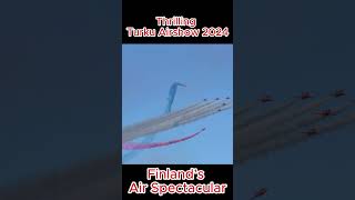 Thrilling Turku Airshow 2024 Highlights from Finland’s Air Spectacular [upl. by Dorahs753]