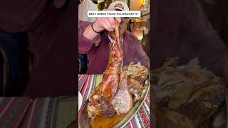 Best Greek Food In London WOW 😮 greek foodie london shorts [upl. by Hallett424]