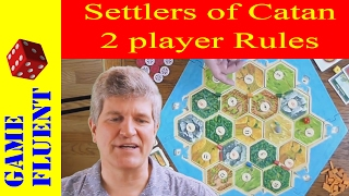 Official Settlers of Catan 2 Player Rules Explained [upl. by Siuol]