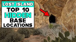 ARK Lost Island  20 Base locations rat holes hidden areas caves alpha spots and more [upl. by Akceber465]