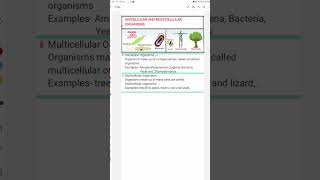 UNICELLULAR AND MULTICELLULAR ORGANISMS biology icsebiology icsetextbook educational shorts [upl. by Yrolam]