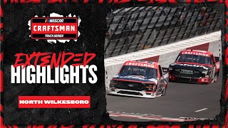 NASCAR Official Extended Highlights 2024 Wright Brand 250 from North Wilkesboro [upl. by Enylhsa]