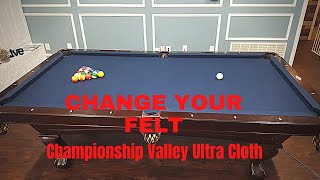 Championship Valley Ultra Pool Table Cloth [upl. by Thomsen]