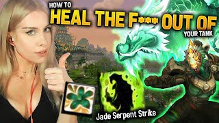 Pump Single Target Healing as Preservation Evoker Liu Flameheart Temple of the Jade Serpent M key [upl. by Llerehc639]