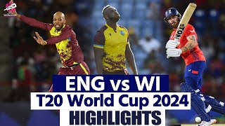 ENG vs WI T20 World Cup 2024 Highlights England vs West Indies T20 World Cup Full Highlights [upl. by Euqinue]