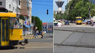 Traseul de tramvai 102  Eltrans Botoșani [upl. by Lonna309]