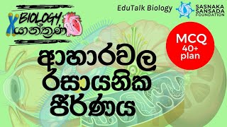 ආහාරවල රසායනික ජීර්ණය  Chemical Digestion of Food  EduTalk Biology [upl. by Corney]