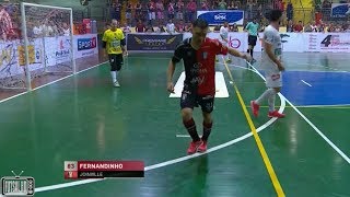 FINAL  Gols Joinville X Concórdia  Jogo de Ida  Catarinense de Futsal 2017 14122017 [upl. by Hilary]