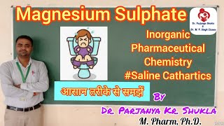 Magnesium Sulphate  Intro Prepration Properties Uses  IPC  Saline Laxative  BP 104T [upl. by Repip]