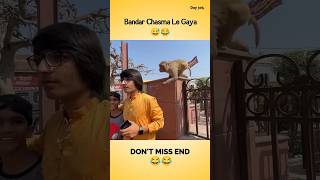 Bandar Chasma Le Gaya 😅😂30575 Hard Challenge souravjoshivlogs7028 bandar souravjoshivlogs [upl. by Laris]