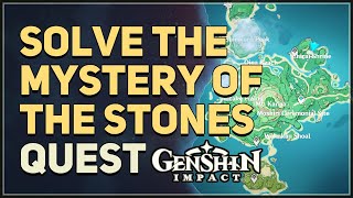 Solve the mystery of the stones Genshin Impact [upl. by Introk]