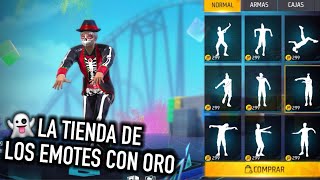 ESTA ES LA TIENDA DONDE TODOS LOS EMOTES VALEN ORO en FREE FIRE 😱 emotes antiguos [upl. by Ben46]