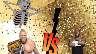 Brock Lesnar vs omos vs  Multiverse championship [upl. by Ballard]