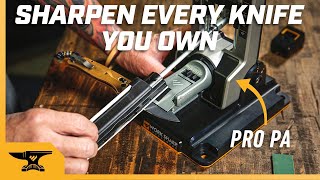 Sharpen Every Knife You Own on the Professional Precision Adjust Knife Sharpener [upl. by Shaw]