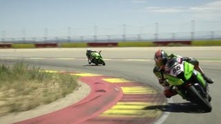 Kawasaki Ninja ZX10R Racing Team Experience Video [upl. by Hsakiv]