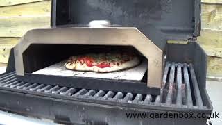 Firebox BBQ Pizza Oven  Cook a Pizza in 3 Minutes on your BBQ [upl. by Dnomyar810]