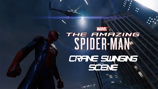 Marvels The Amazing SpiderMan Crane Scene [upl. by Gollin]