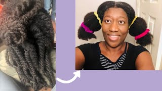 TIPS How To Safely Remove Old Twists  Natural Hair [upl. by Tania785]