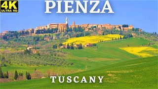 Pienza  Val dOrcia valley Tuscany  Italy  Walking Tour in 4K 4k pienza [upl. by Nerwal76]