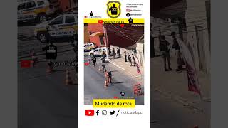 Quando o gps te avisa pra mudar de rota policiadobrasil police policiabrasileira blitz [upl. by Filberto482]