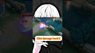 Clint damage☠️shorts mobilelegends mlbb mlbbcreatorcamp viralvideo Noob mlbb [upl. by Ayin901]