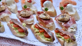 Ideas de pinchos para Navidad [upl. by Finegan]