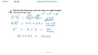 Class 7  Maths  Ex 65  Q4 i [upl. by Neenaj]