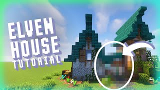 Elven House – How To Minecraft Fantasy Style – Starter Base Tutorial [upl. by Ivad784]