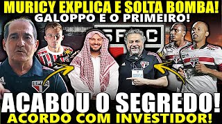 ACABOU O SEGREDO ACORDO COM INVESTIDOR  EXPLICOU E SOLTOU A BOMBA GALOPPO É O PRIMEIRO REFORÇO [upl. by Bringhurst988]