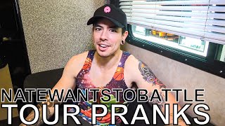 NateWantsToBattle  TOUR PRANKS Ep 369 [upl. by Ardiek656]