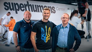 Visiting SUPERHUMANS rehab center in Lviv with Jonathan Fink and Johnny FD [upl. by Remington]