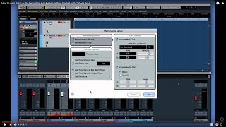 How to Record Audio in Cubase  Getting Started with Cubase Pro 8 [upl. by Eibbor]