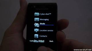 Media Style flash menu for A2 Sony Ericsson [upl. by Corena]