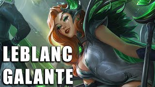 Leblanc Galante  League of Legends Completo [upl. by Atte542]