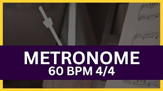 Metronome 60 BPM 44 [upl. by Tranquada]