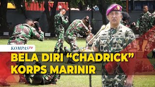 Bela Diri Chadrick Jadi Kemampuan Dasar Korps Marinir TNI [upl. by Hcurab]