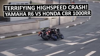 TERRIFYING HIGHSPEED CRASH  Extreme Road Racing [upl. by Keane]