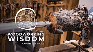 Tips on Turning Driftwood  Woodworking Wisdom [upl. by Nyvlem]