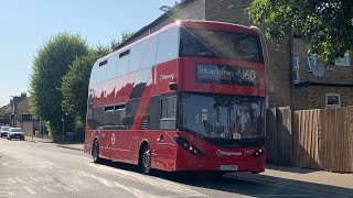 Bus Journey  Stagecoach London Route 160  BYD Enviro 400 EV  14157 LG71DPK [upl. by Hueston]