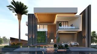 Villa Design Animation  Elevation Walkthrough by  Aastitva Architects and Visualization  3dvill [upl. by Aivatnahs]