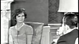 March 24 1961  New First Lady Jacqueline Kennedy interviewed by Sander Vanocur [upl. by Noiram]