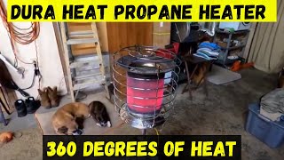 360 Degrees Of Heat  Dura Heat Propane Heater  Demo amp Review [upl. by Tobiah]