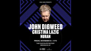 John Digweed  The Chocolate Factory  November 8 2024 11824 [upl. by Ruggiero]