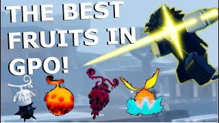 GPO Fruits YOU Should be Using Update 9 Tier List [upl. by Wandie]