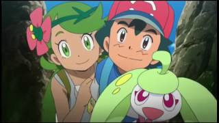 Pokemon Sun and Moon anime review ep 35 Mallow Ash vs Totem Lurantis [upl. by Ysle]