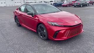 2025 Toyota Camry XSE in Suoersonic Red Dual Panoramic Sunroof [upl. by Ahsikal343]