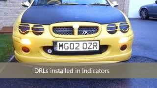 MG ZR DRLs [upl. by Rexanna]