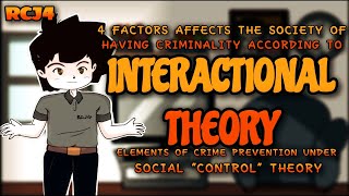 INTERACTIONAL THEORY  criminology  tagalog  Pinoy Animation [upl. by Lipscomb]