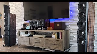 Perlisten S7t amp S5c Speakers Initial Review Rocking the AH SmartHome [upl. by Andrien]