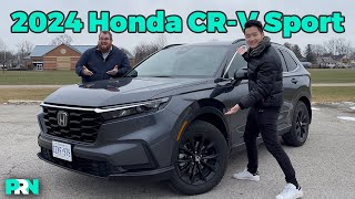 Exceptional Expensive Quality  2024 Honda CRV Sport AWD Full Tour amp Review [upl. by Sajovich]